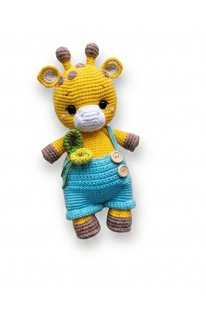 MİNOHOUSE Amigurumi Minik Zürafa Zuzu Organik Oyuncak