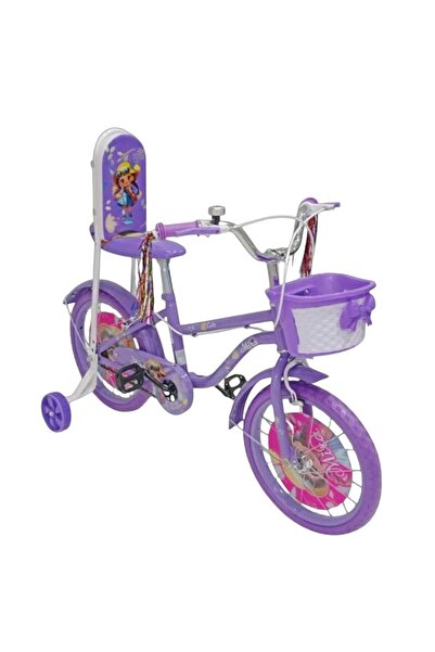 Rally دراجة البنات باللون الأرجواني مقاس 16 بوصة - لمسة سحرية في كل رحلة!