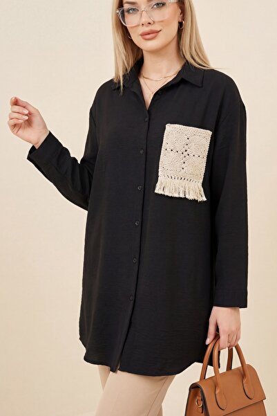 Modamorfo Πλεκτό πουκάμισο Ayrobin με κουμπιά τσέπης