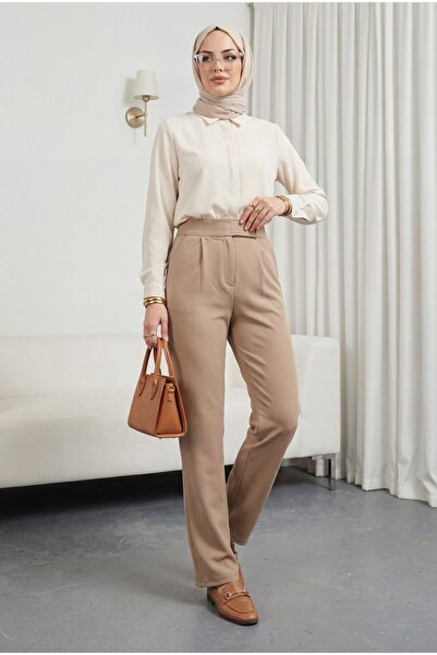 Modamorfo Παντελόνι Lycra με Velcro στη μέση - βιζόν