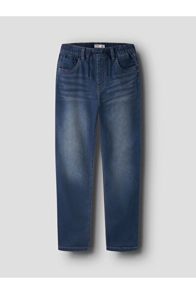 Name it Jeans im Slim Fit mit Sweat-Design
