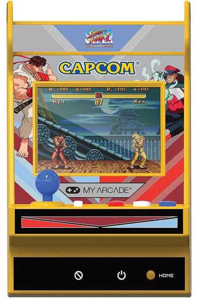 My Arcade NANO PLAYER PRO 4.8" SUPER STREET FIGHTER II PORTABLE RETRO ARCADE ...
