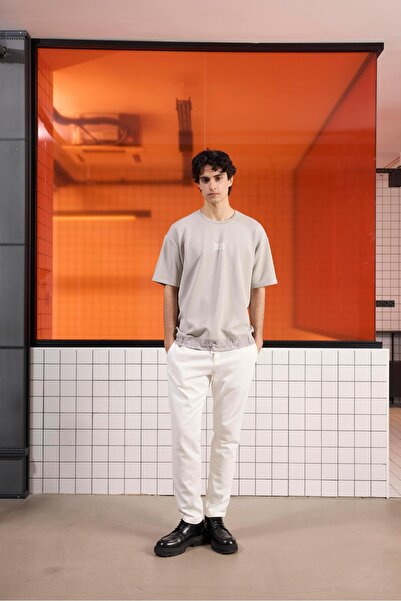 GMG FIRENZE Ανδρικό μπλουζάκι Modal με διακοσμητικό γιακά ποδηλάτου