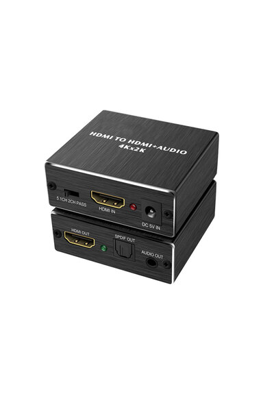 KEEPRO Hdtv audio extractor hdmi 4k 2k ses ayırıcı hdmi giriş optik aux çıkış