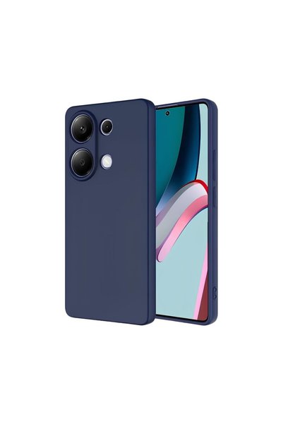 PiyasaSepeti جراب سيليكون لهاتف Xiaomi Redmi Note 13 4G مخملي من الداخل