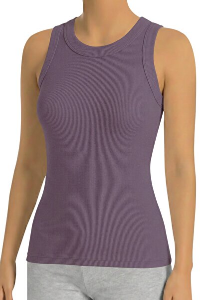 Öts Γυναικείο Αθλητικό Μπλουζάκι Zero Sleeve κοτλέ λαιμόκοψη halter (96% Βαμβ...