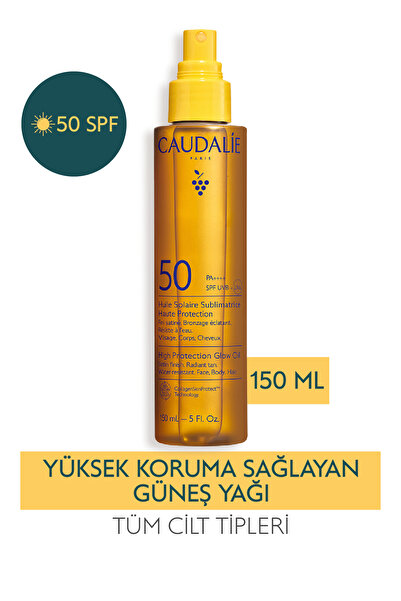 Caudalie Yüksek Koruma Sağlayan Güneş Yağı SPF50
