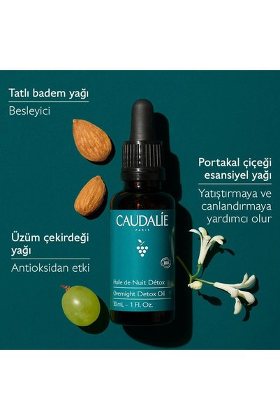 Caudalie Vinoclean Detox Effect Night Care Oil 30ml
