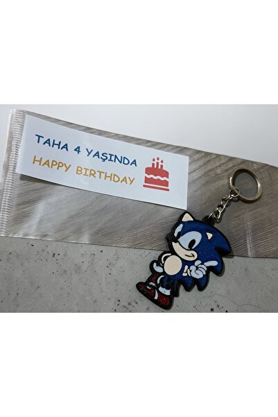3D TASARIM Sonic Anahtarlık Seti-Doğum günü , Özel Günler , Öğrenciler İçin H...