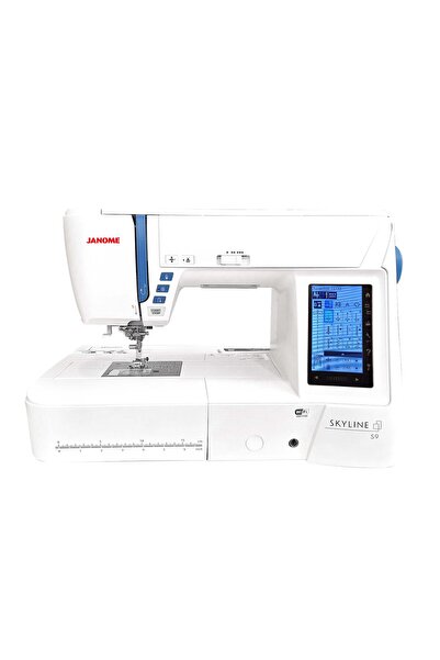 Janome Skyline S9 Taşınabilir Bilgisayarlı Dikiş Nakış Makinesi