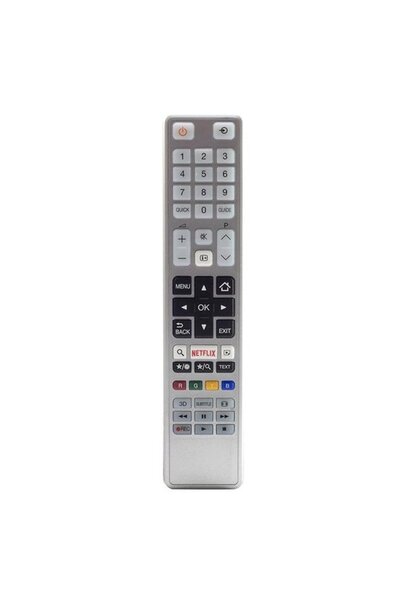 Toshiba Ct-8054 Netflix Tuşlu Beyaz Lcd/led Tv Kumandası