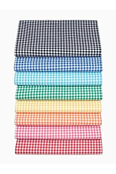 GOLDRİSE Μπλε Piti καρό βαμβακερό τραπεζομάντιλο - Picnic and Nostalgic 140*140