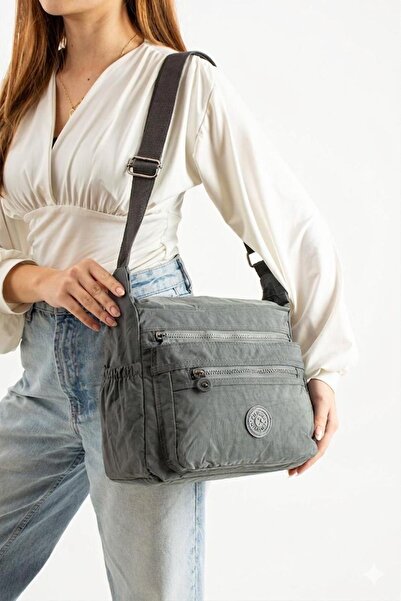 Kılinkır Τσάντα Messenger Multi-Pocket Cross Strap Ανθεκτικό στη βροχή Ύφασμα