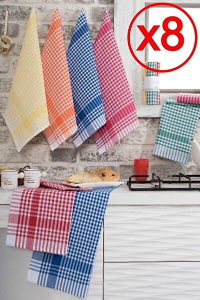 modacosmo 50x70cm Πανί Κουζίνας 8 τεμαχίων Gingham