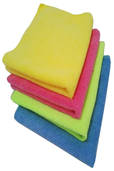 Eyüpoğlu (8 ΤΕΜ.) Πολύχρωμο ύφασμα από μικροΐνες και ύφασμα καθαρισμού για στ...