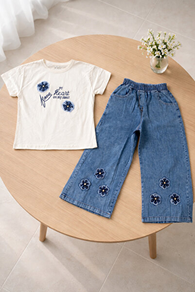 İray Κοριτσίστικο καλοκαιρινό στυλάτο σετ – με τύπωμα μπλουζάκια & Με κέντημα...
