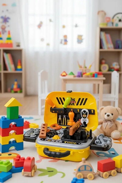 Miniso Lisanslı Çantalı Evcilik Oyunu – Tamir Seti İle Eğlenceli Rol Oyunu