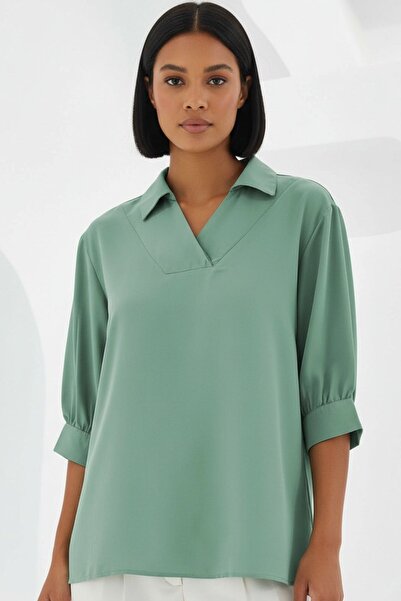 Hiccup BDART Μπλούζα με φαρδιά γραμμή και λαιμόκοψη πόλο