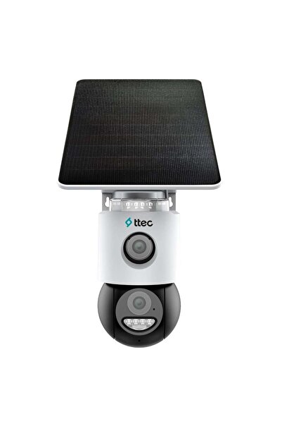 Ttech Ttec SLR-3320S-MH/SL-4G 3+3 MP Çift Kameralı Solar Panelli Sesli Gece R...