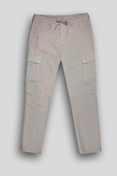 GMG FIRENZE Ανδρικό παντελόνι Gmg Florence Standard Waist Regular Fit Beige G...