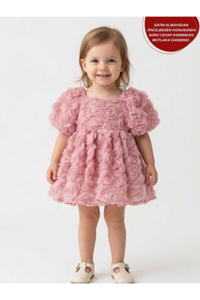 aysskids Αφράτο φόρεμα για κορίτσια για γενέθλια και ειδικές περιστάσεις με τ...