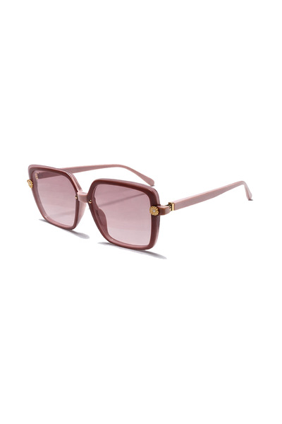 Toz Vintage Zadira Pink Frame Polarized Glass Vintage & Retro Unisex Sunglasses