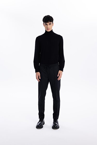 GMG FIRENZE Gmg Fırenze Standart Bel Normal Paça Regular Fit Siyah Erkek Pant...