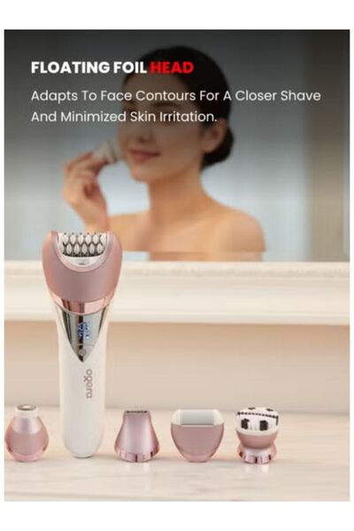 Ogera 7-in-1 Ladies Grooming Kit (OG2620LSE) - Rechargeable Epilator & Beauty Device