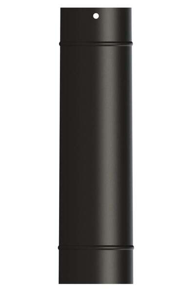 BABAS STOVE 50 LİK SOBA BORUSU / BOY: 45 CM / ÇAP: 13 CM / MAT SİYAH EMAYE / ...