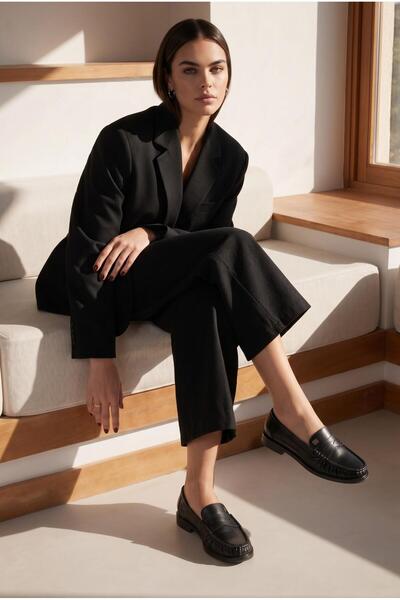 Bambi Μαύρα Γυναικεία Παπούτσια Loafer K01503728309