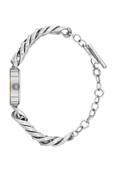 Freelook Fl.1.10463-4 Chain Cord Square Dial Metallic Color Women's Wristwatch