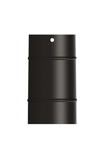 BABAS STOVE 25 LİK SOBA BORUSU / BOY: 20 CM / ÇAP: 13 CM / MAT SİYAH EMAYE / ...