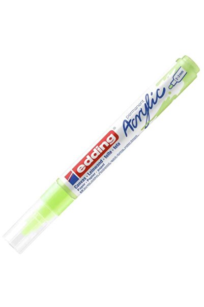 Edding قلم أكريليك ED5100 ذو رأس متوسط ​​لون أخضر باستيل 23 ملم ذو رأس دائري