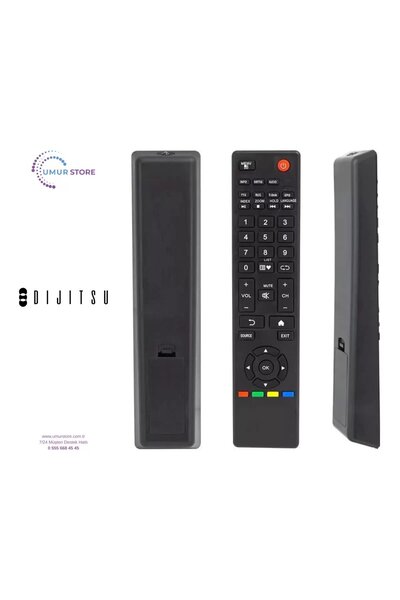 Herz Dijitsu İle Uyumlu 65ds9800 4k Smart LED Tv Kumandası