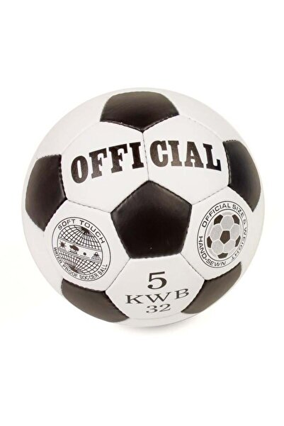 Erka Official Soccer Ball Black and White No:5