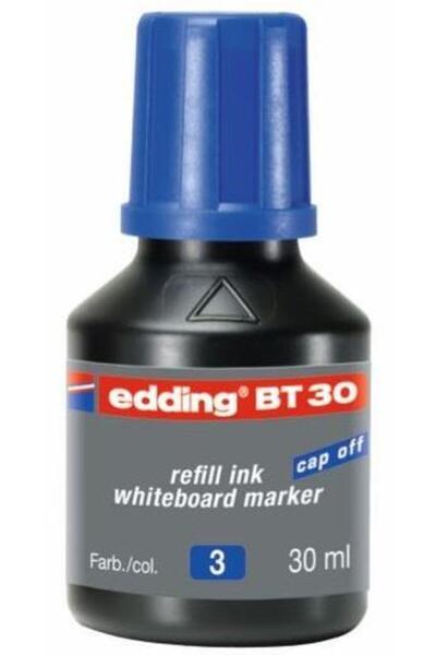 Edding Tahta Kalemi Mürekkebi 30ml Tekli Mavi Bt30