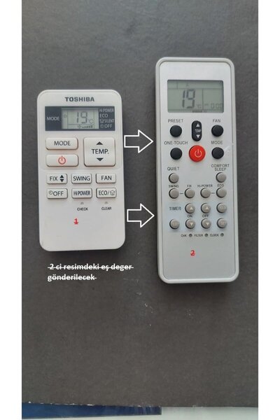 Toshiba Klima Kumandası