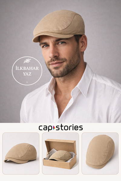 Capstories قبعة كابي بيج للرجال - مناسبة للربيع والصيف، صناعة عالية الجودة، م...