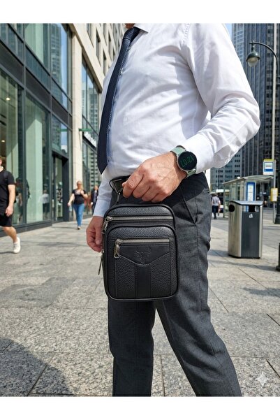 Newish Polo Synthetic Leather Messenger Bag Hand and Shoulder Bag - Small Size
