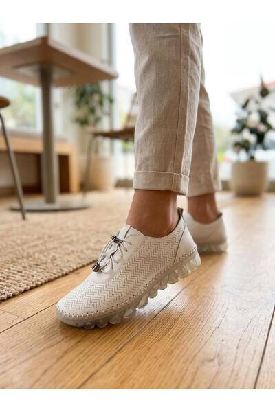 Venüs 25401003Y Γυναικεία παπούτσια άνεσης με σόλα από γνήσιο δέρμα με ελαστι...