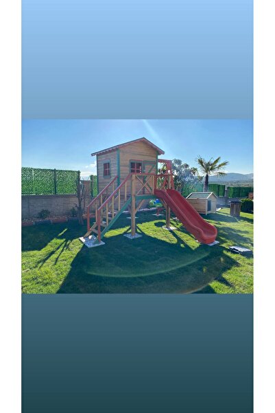 dost ahşap Eğlenceli Ahşap Çocuk Oyun Evi