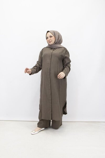 Armine TREND 665 Σετ Λινό Μακρύ Τουνίκ