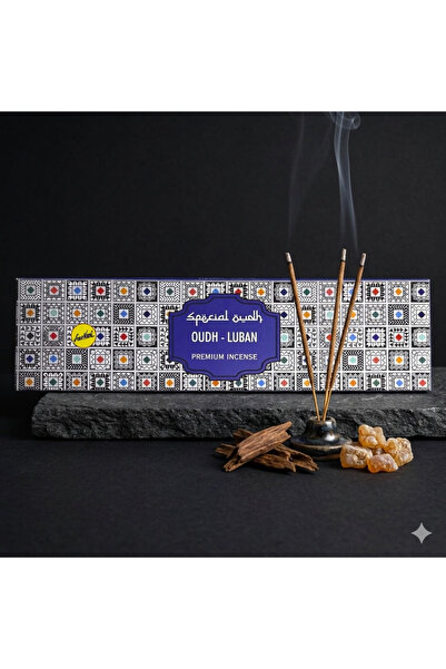 sree vani SreeVani Oudh Luban Incense Sticks – 50g Premium Natural Blend of Frankincense and Oudh