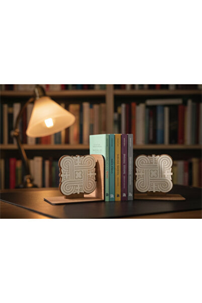 EpicShop3D Φινλανδικοί Ξύλινοι Βιβλιοστάτες Μάνταλα, Σκανδιναβική Γεωμετρική ...