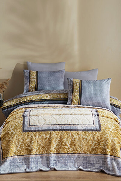 İyi Geceler İstanbul Double Duvet Cover Set Versay Gray