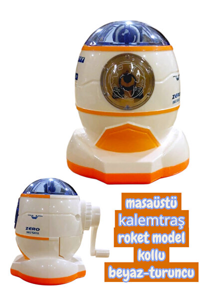 SEYFİKİRTASİYE masaüstü kollu kalemtraş roket model
