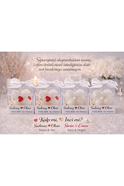 SHINE CANDLES Nişan,Kına,Nikah Kişiye özel Bubble Mum