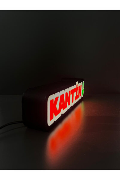 Kantin Tabelası ışıklı 3 D