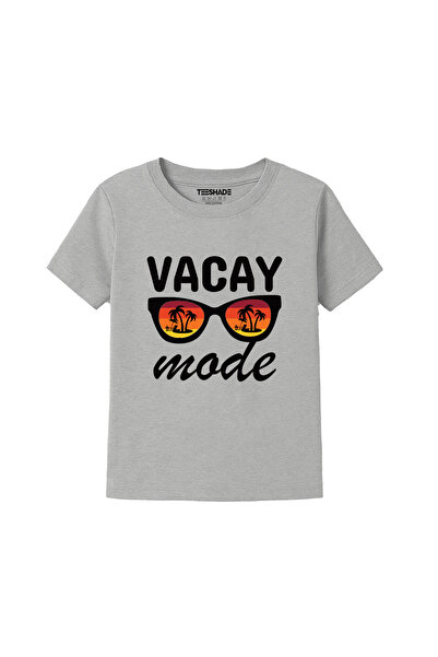 Yoo Street Vacay Mode On T-Shirt for Unisex Kids 100% Cotton, Multiple Colors...