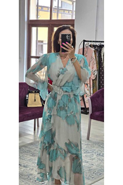 OEM Γυναικείο Φλοράλ Μάξι Φόρεμα – Κομψό Μακρύ Φόρεμα με Σχέδιο Λουλουδιών, C...